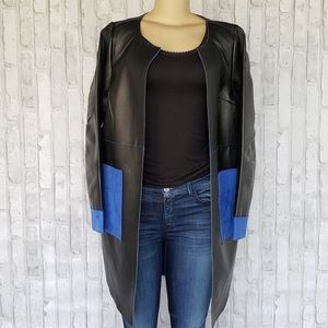 Paparazzi black with blue coat size small